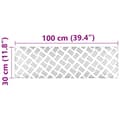 Pikkukuva 9 / 9: vidaXL Alumiiniset Kuutiolevyt 4 kpl Liukumattomat 100x30 cm