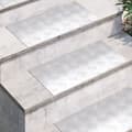 Miniatyrbillede 4 af 9: vidaXL Sølv Metal 60 x 30 x 0.3 cm Skridsikre Trappetrin Rektangulære