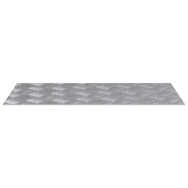 vidaXL Sølv Metal 60 x 30 x 0.3 cm Skridsikre Trappetrin Rektangulære