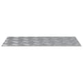 Miniatyrbillede 5 af 9: vidaXL Sølv Metal 60 x 30 x 0.3 cm Skridsikre Trappetrin Rektangulære