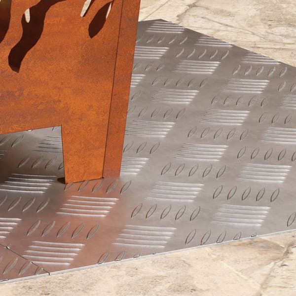 vidaXL Aluminium sjakkertplater 2 stk Skli-sikker 70x50 cm