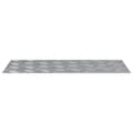 Miniatyrbild 5 av 9: vidaXL Silver Aluminium 70 x 30 x 0.2 cm Aluminium Trapstegsmatta