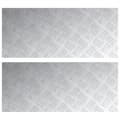 Miniatyrbild 1 av 9: vidaXL Silver Aluminium 70 x 30 x 0.2 cm Aluminium Trapstegsmatta