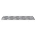 Miniatyrbillede 5 af 9: vidaXL Sølv Aluminium 40 x 20 x 0.2 cm Skridsikker Trappetrin