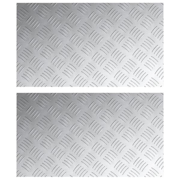 vidaXL Alumiininen Tarkastusalusta 2 kpl Liukumatonta 70x40 cm