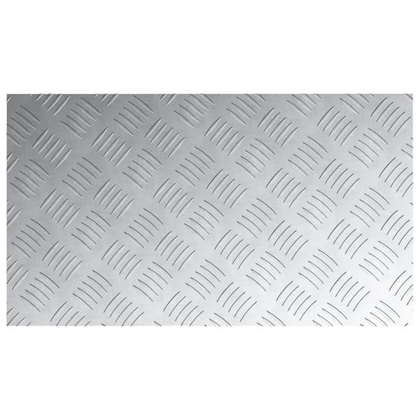 vidaXL Sølv Aluminium 70 x 40 x 0.3 cm Trappe trin Rektangulær