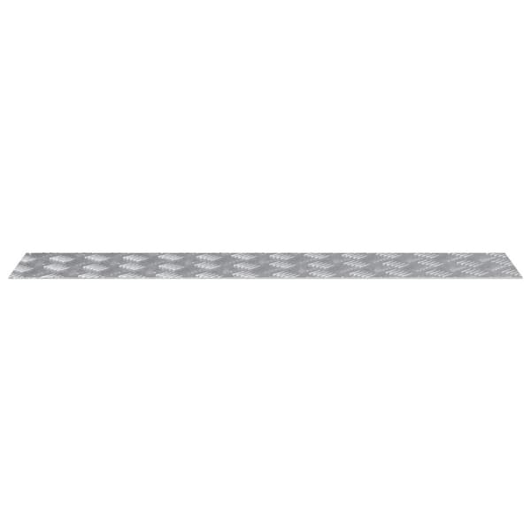 vidaXL Alumiiniset portaiden päällysteet 4 kpl Liukumaton 100x20 cm
