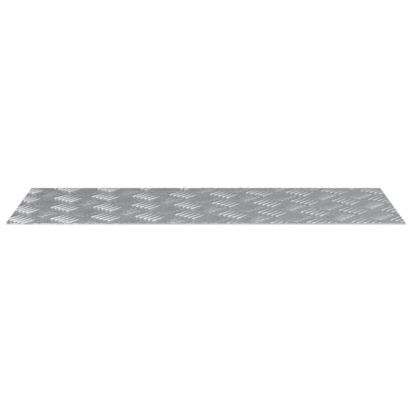 vidaXL Silver Aluminium 80 x 30 x 0.3 cm Halkfri Trapstegsmattor