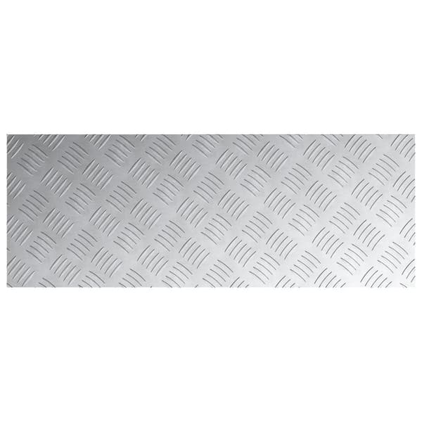 vidaXL Silver Aluminium 80 x 30 x 0.3 cm Halkfri Trapstegsmattor