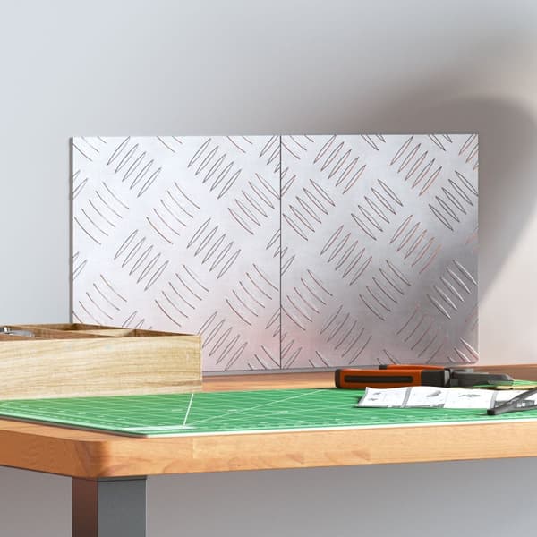 vidaXL Sølv Aluminium 20 x 20 cm Firkantede Aluminium Trappetrin