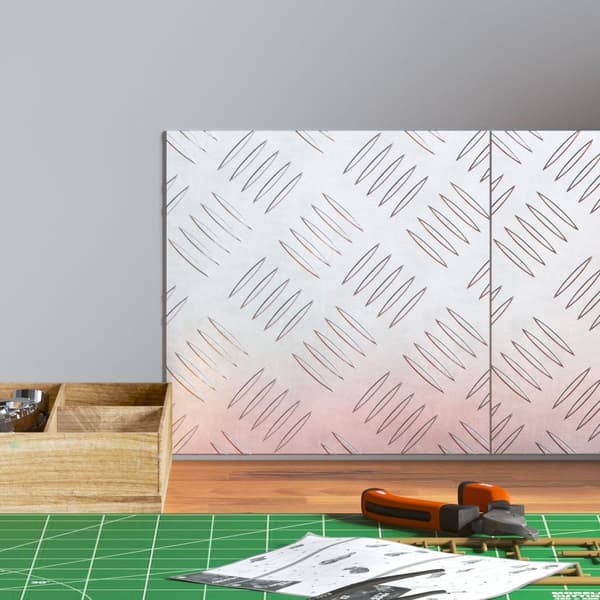 vidaXL Silver Aluminium 20 x 20 cm Fyrkantiga Aluminium Trapsteg