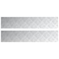 Miniatyrbillede 1 af 9: vidaXL Sølv Aluminium 100 x 20 x 0.2 cm Skridsikker Aluminiums trapper