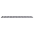 Miniatyrbillede 5 af 9: vidaXL Sølv Aluminium 100 x 25 x 0.3 cm Aluminium Trappetrin