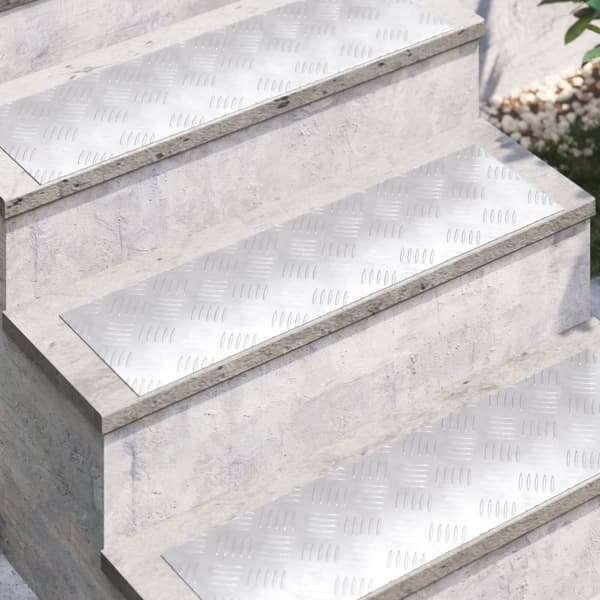 vidaXL Aluminium Sjakkplater 4 stk Skli-sikker 70x20 cm