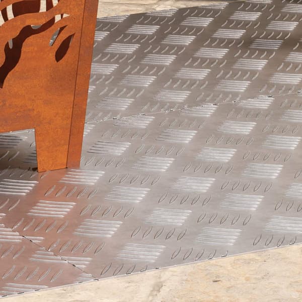 vidaXL Aluminium Sjakkplater 4 stk Anti-Sklie 100x50 cm