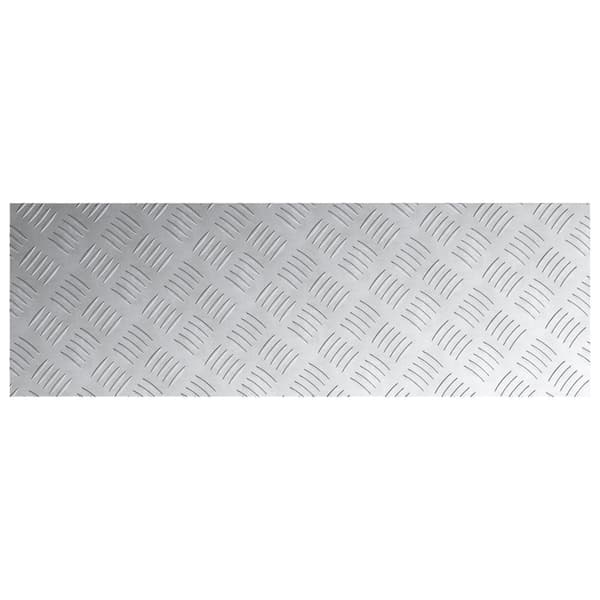 vidaXL Silver Metall 90 x 30 x 0.3 cm Trapstegsmattor Rektangulär