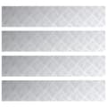 Miniatyrbilde 1 av 9: vidaXL Aluminium Sjakkert Plater 4 stk Skli-sikker 100x20 cm