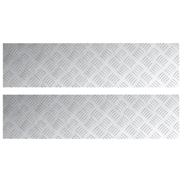 vidaXL Aluminium Sjakkplater 2 stk Sklisikker 100x25 cm