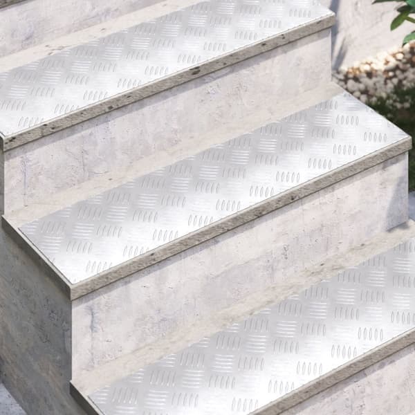 vidaXL Aluminium sjakkplater 4 stk Antiskli 80x20 cm