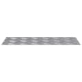 Miniatyrbillede 5 af 9: vidaXL Sølv Aluminium 50 x 20 x 0.2 cm Trappetrin Rektangulær