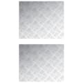 Miniatyrbilde 3 av 9: vidaXL Aluminiumsruteplater 2 stk Antiskli 60x50 cm