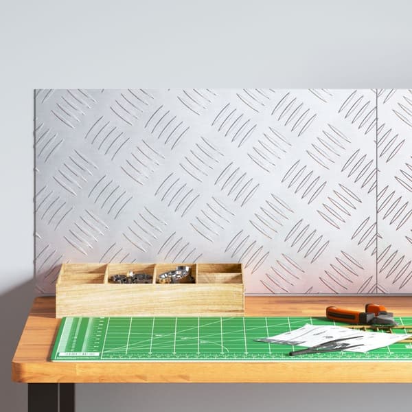 vidaXL Alumiiniset tarkastuslevyt 2 kpl Liukumattomat 50x30 cm