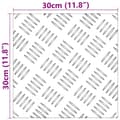Pikkukuva 10 / 10: vidaXL Alumiinitarkastuslevyt 4 kpl Liukumaton 30x30 cm