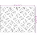 Miniatyrbilde 9 av 9: vidaXL Aluminium sjakkertplater 4 stk Skli-sikre 40x30 cm