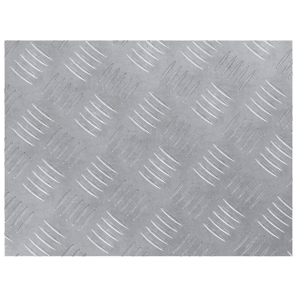 vidaXL Sølv Aluminium 40 x 30 x 0.3 cm Aluminium trappetrin