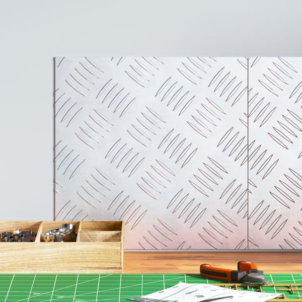 vidaXL Sølv Aluminium 30 x 30 x 0.3 cm Skridsikre Trappetrin