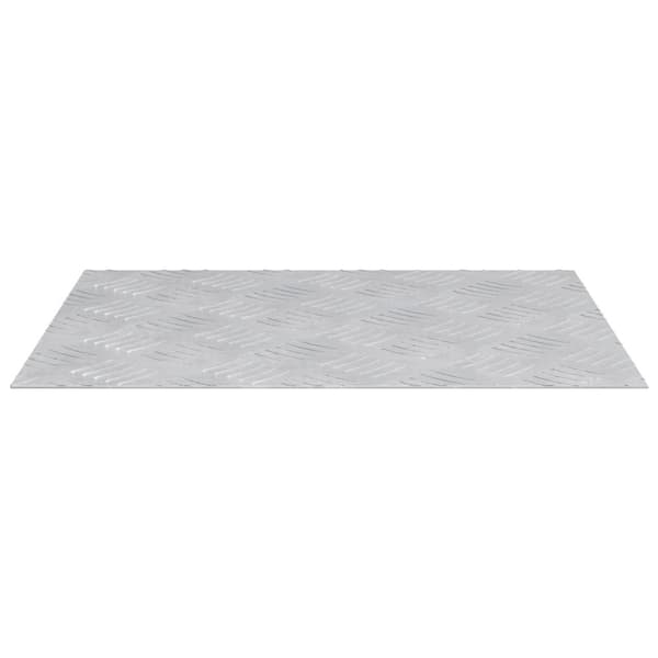 vidaXL Alumiiniset tarkistuslevyt 2 kpl Liukumaton 50x40 cm