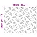 Pikkukuva 9 / 9: vidaXL Alumiiniset tarkistuslevyt 2 kpl Liukumaton 50x40 cm