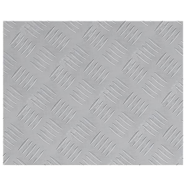 vidaXL Aluminiumsjekkplater 4 stk Anti-Sklisikker 50x40 cm