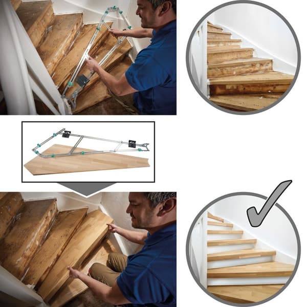 Mall för trappsteg - wolfcraft - Trapprenovering - 5210000