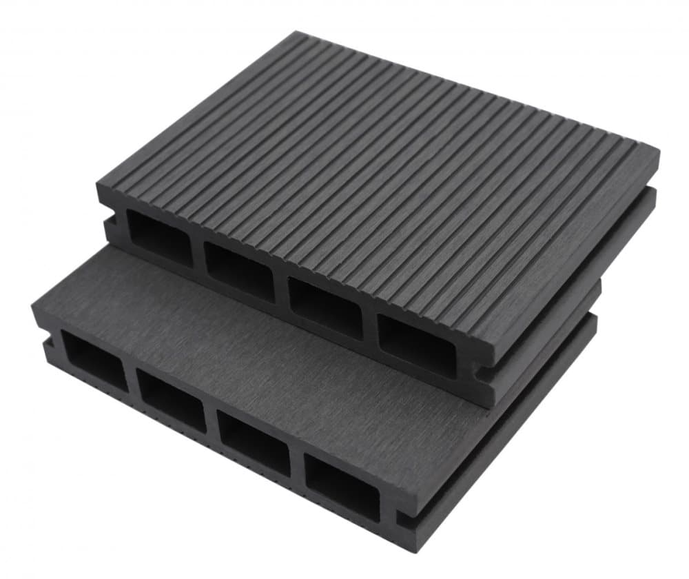 Panda trall 25x140, 20,9m² Antracitgrå Komplett