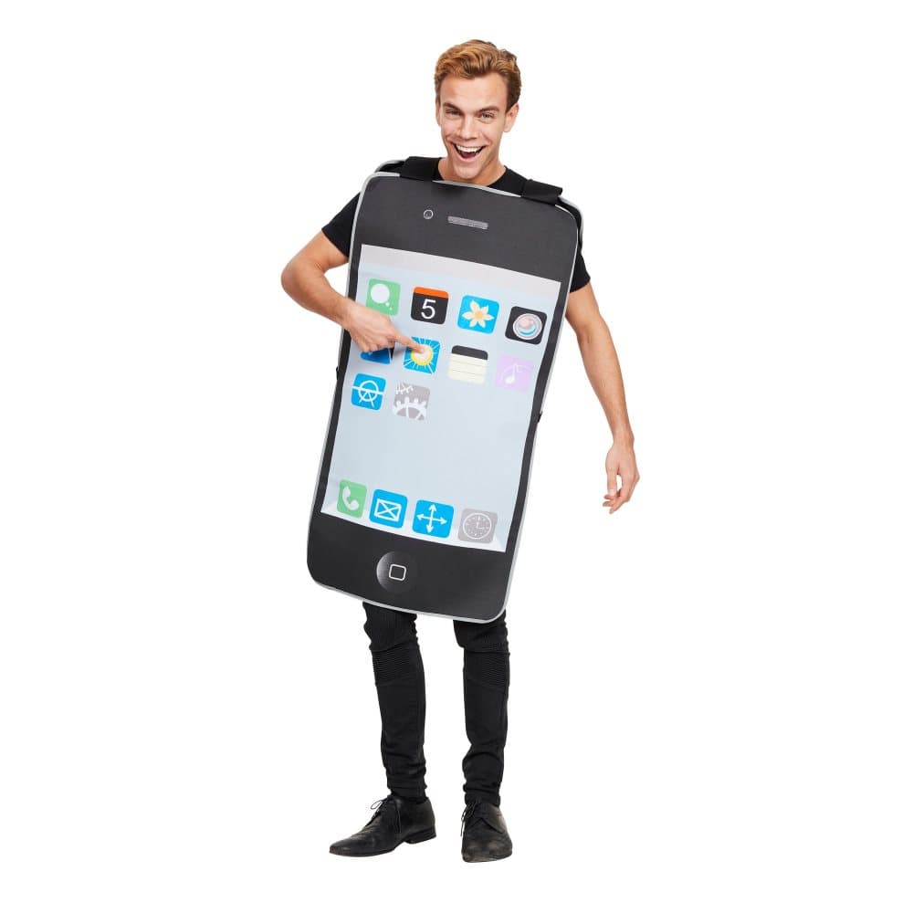 Bristol Novelty Unisex vuxna mobiltelefon kostym
