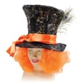 Miniatyrbillede 2 af 2: Bristol Novelty Unisex tophat med fjer og hår