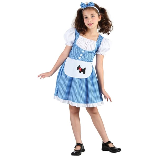 Bristol Novelty Barn/flickor Fairy Tale Girl kostym Blue/White M