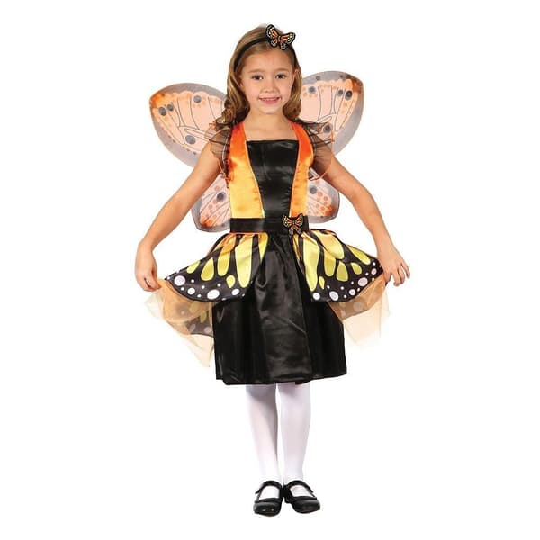 Bristol Novelty Børne/børn sommerfugle fe kostume Orange L