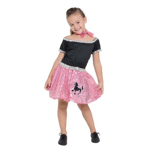 Bristol Novelty Childrens/Girls Rock N Roll Sequin Dress