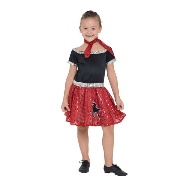 Bristol Novelty Childrens/Girls Rock N Roll Sequin Dress