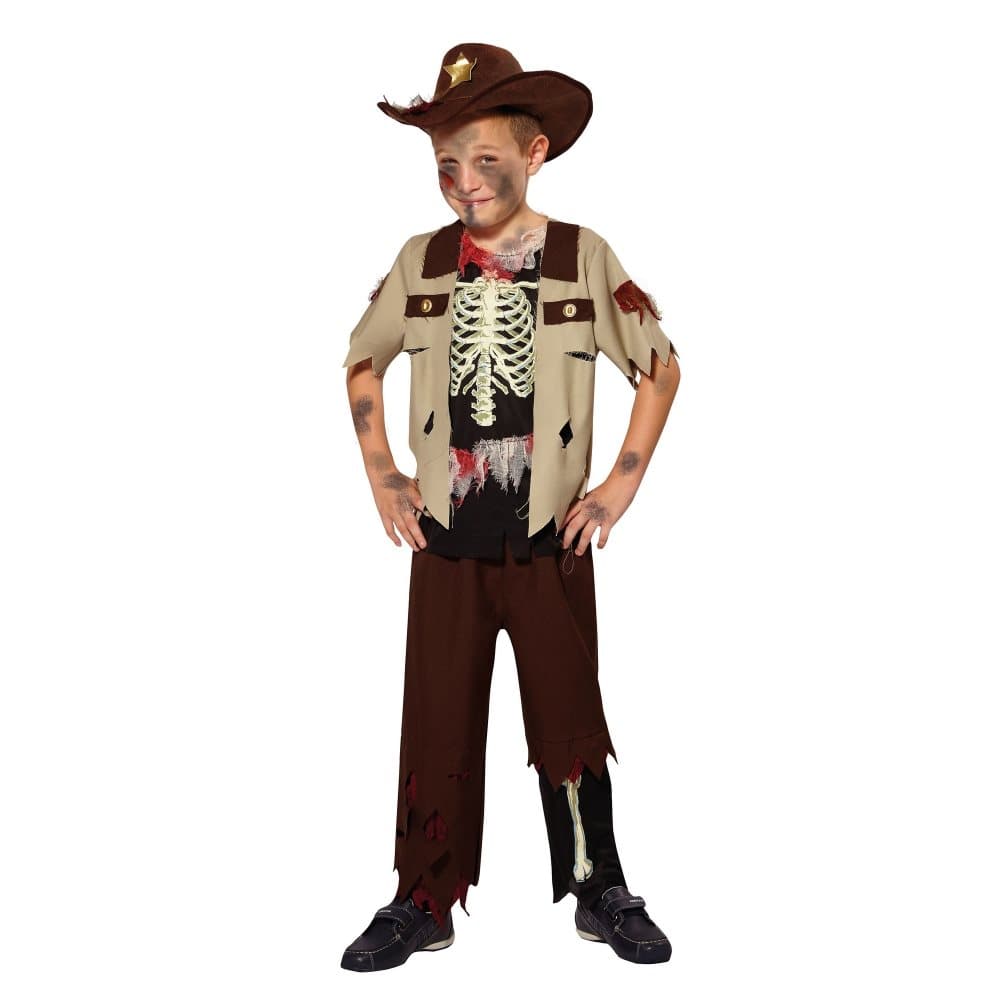 Bristol Novelty Barn/Kids Skelett Sheriff Kostym