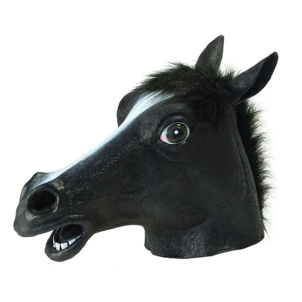 Bristol Novelty Unisex hest gummihovedmaske