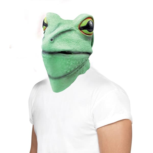 Bristol Novelty Unisex Adults Rubber Frog Mask