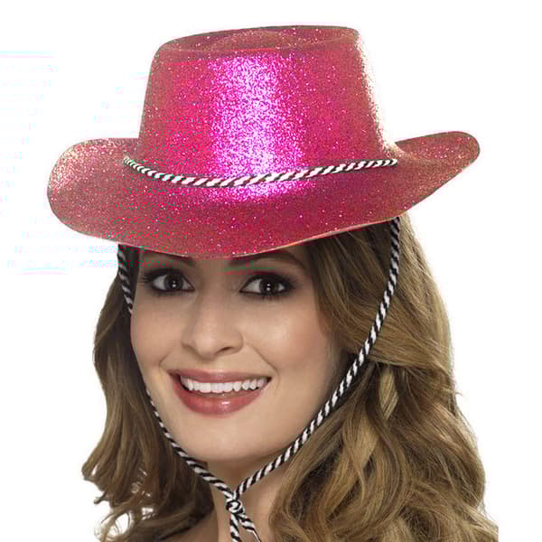 Bristol Novelty Unisex Adults Glitter Cowboy Hat