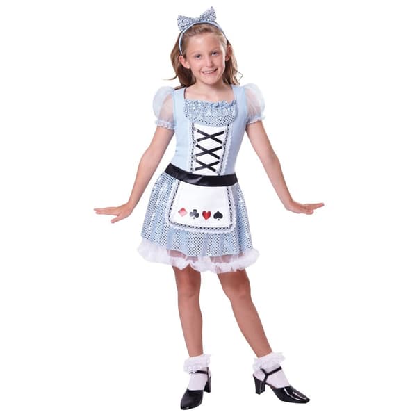 Bristol Novelty Childrens/Kids Card Girl Costume Blue S