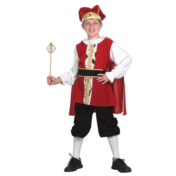 Bristol Novelty Kostume til middelalderlig konge for børn/unge