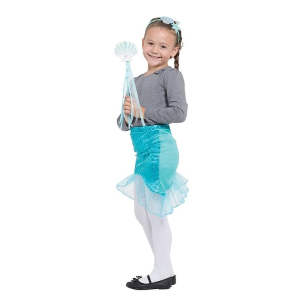 Bristol Novelty Childrens/Girls Mermaid Tutu Set Blue One Size