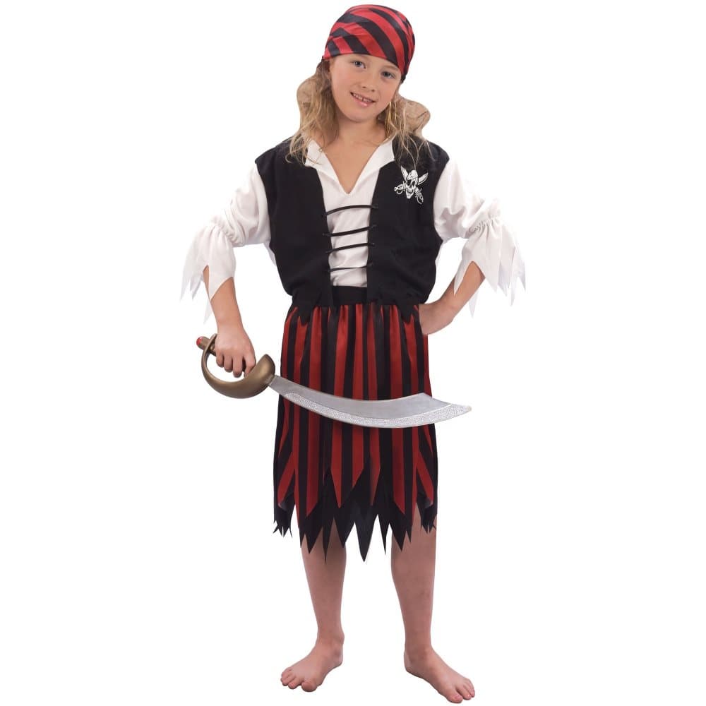Bristol Novelty Piratdräkt för flickor