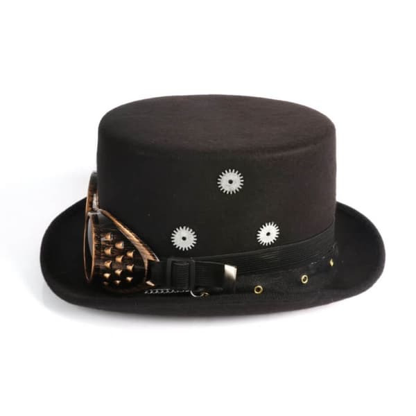 Bristol Novelty Unisex vuxna Steampunk Top Hat och glasögon